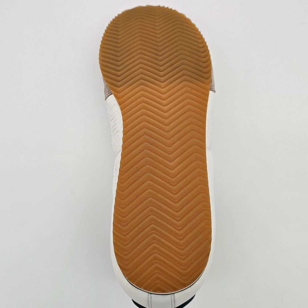 Saint Laurent Mens Aston Sneakers Leather Nylon Suede White Green 807831 Size 8 - Picture 6 of 9